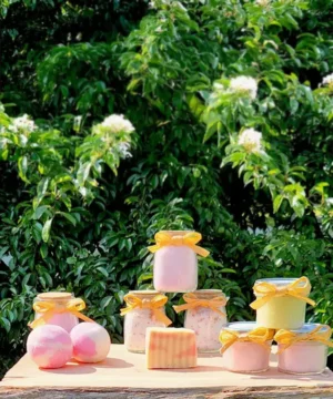 Cherry Blossom scent line for the products page.