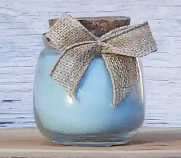 Ocean Breeze and Lily scent candle