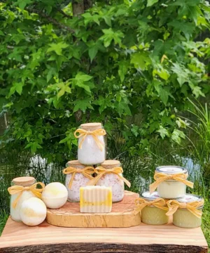 Vanilla scent line for the products page.